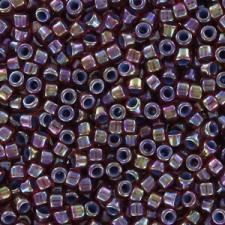 Toho Treasure beads 11/0 Rainbow Hyacinth/Teal-Lined TT-01-1842